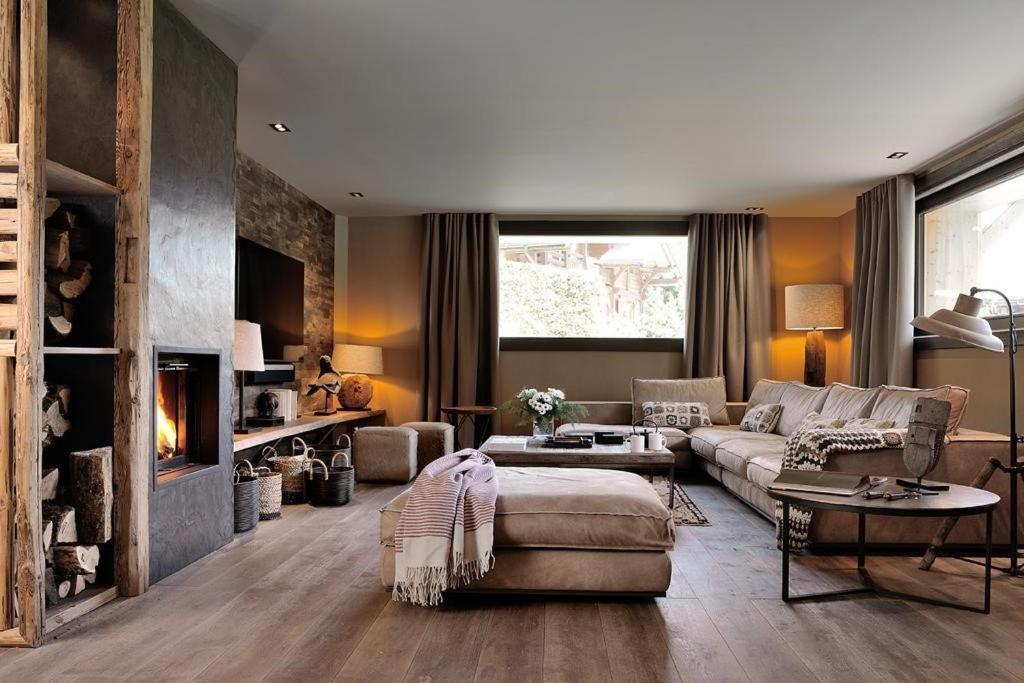 Chalet Le Prariand - Megeve Luaran gambar
