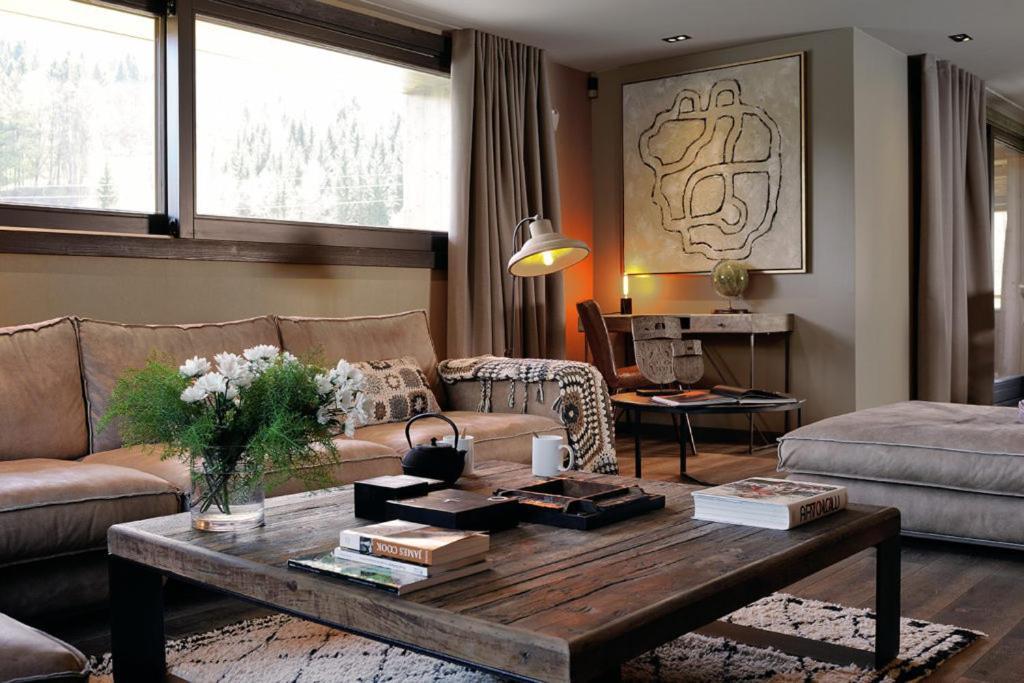 Chalet Le Prariand - Megeve Luaran gambar